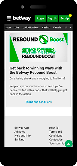  betway app rebound bonus